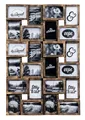 Bilderrahmen Schwarz Kupfer 24 Fotos 10x15cm Fotorahmen Collage Galerie