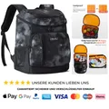 Kühlrucksack 28L mit Flaschenöffner 30 Dosen Hält