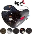 Kindersitz mit ISOFIX und Gurtfuhrung mitwachsend 15-36 kg Korpergroße von 125–150 cm Gruppe 2/3 Bezug abnehmbar und waschbar Farbe:Sterne