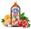 KnobiVital mit Granatapfel & Holunder Bio (960 ml) I Hochkonzentrierter Knoblauchsaft mit Thiamin für Energie, Nerven & Herz I Natürlich & ohne Zusätze