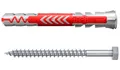 Fischer 538257 DuoPower S Dübel mit Schraube 10x80mm 10 Stück