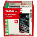 Fischer DUOPOWER 10x80 S mit Sechskant-Sicherheitsschraube 7,0 x 107,  538257