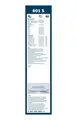 Scheibenwischerblatt Bügelwischblatt mit Spoiler 3 397 001 802 BOSCH für PORSCHE
