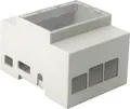 Raspberry Pi Joy-it rb-case+07 SBC-Gehäuse Passend für (Entwicklungskits): zur Hutschienenmontage Grau