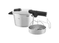 Fissler Schnellkochtopf Vitaquick Glossy® Poliert, Silber, Metall, 4.5 L, Druckregelventil, Sicherheitsverschluss, Kochen, Töpfe, Schnellkochtöpfe