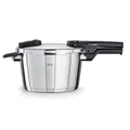 Fissler Vitaquick/Schnellkochtopf (4,5 L, Ø 22 cm) Edelstahl-Dampfkochtopf, 2-Garstufen, inkl. Einsatz, Made in Germany - Induktion