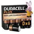 Duracell Plus D Batterien, LR20, 6 Stück, Alkaline Batterien D für Alltagsgeräte [Amazon Exclusive]