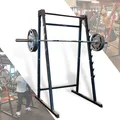 ZERRO Squat Rack Langhantelständer Kniebeugenständer mit 8-Stufen Hakenleiste, Color:Schwarz