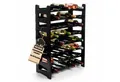 BigDean Flaschenregal BigDean Flaschenregal stapelbar für 48 Flaschen We, Set 8-tlg., Modular, Erweiterbar, Werkzeugfrei, Robust, Standsicher