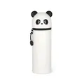 LEGAMI Federmäppchen Stiftehalter 2in1 PANDA KAWAII Stifte Köcher Box Silikon