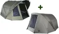 MK Angelsport Angelzelt MK 2 Mann Angelzelt Fort Knox Solid + Overwrap, Personen: 2