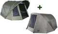 MK 2 Mann Angelzelt plus Overwrap - Karpfen Einsteiger Set