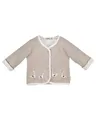 BONDI Strickjacke Wendejacke 'Gänschen' 93955, Cappuccino