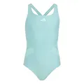 adidas Girl's Logo C-Back Swimsuit Kids, Mint ton, 14-15 Years