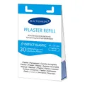 ACTIOMEDIC EasyAid DETECT Elastic detektierbare Pflaster Strips Nachfüllset, 30 Stück, für die Lebensmittelindustrie - kompatibel mit Pflasterspender I Hypoallergene, elastische Pflaster, blau