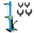 Bituxx Demontagewerkzeug Federbeinspanner Hydraulisch 3T Blau, B: 35 cm, L: 34 cm, (5-tlg., MS-19208)