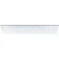 EGLO LED Panel Calemar-S, Deckenlampe mit Kristall-Effekt, Deckenleuchte aus Kunststoff und Metall in Weiß, für Büro und Küche, neutralweiß, 1... - Weiß