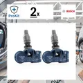2x ORIGINAL® Bosch Radsensor, Reifendruck-Kontrollsystem für VW PASSAT B8