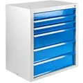 Schubladenschrank Mammut Schubladen Werkzeugschrank 6 Schubladen Ral7035 - Adb