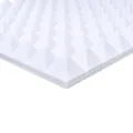 Quiet Please Basotect® Pyramidenschaum Noppenschaum weiß 1000x500x50mm Schallabsorber Schallschutz Schalldämmung für Wand und Decke