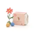 Wachsendes Dankeschön-Geschenk | 6 bunte Saatkugeln mit Wildblumen-Saatgut im Mini-Eierkarton | kleines Dankeschön als Zeichen für Dankbarkeit, zum Abschied, als Gastgeschenk & Dankespräsent