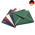 50 Stücke Umschläge, 5x7 Einladungumschläge mit V-Klappe Edle Briefumschläge Ums