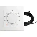 Magnum S-Control Analog-Thermostat Drehregler zur Raumtemperaturregelung für 230V NC-Stellantriebe und elektrische Fußbodenheizung - Weiß