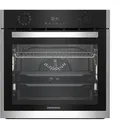 Grundig GEBM19300BMPF, Medium, Elektrischer Ofen, 71 l, Integriert, Edelstahl, Drehregler, Berührung - Silber