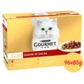 Purina Gourmet Katze Gold Würfel IN Sauce Mit Rind, Salmone Und Huhn , Truthahn