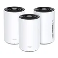 TP-Link Deco PX50 Powerline WLAN Mesh Set (3er Pack), Dualband Wi-Fi 6 AX3000 + G.hn G1500, ideal zur großer Räume und Dicker Mauern, empfohlen für Häuser mit 4-6 Schlafzimmern, WPA3