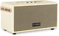 Bennett & Ross BB-860CW Blackmore - Retro Bluetooth Lautsprecher in Lederoptik - 60W Stereo Speaker mit Bass - USB-Anschluss - kabelgebundene Vintage Box - 3,5mm Klinke Aux-Anschluss - Creme Weiß