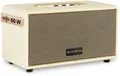 Retro Vintage Bluetooth Lautsprecher Leder Optik drahtlos MP3 Box USB AUX weiß
