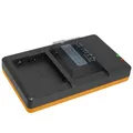 Dual-Ladegerät (USB) für DMW-BLC12 BLC12E / Leica BP-DC12 / Sigma BP-51 - inkl. Micro-USB-Kabel (2 Akkus gleichzeitig ladbar)