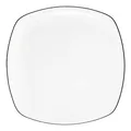 Seltmann Weiden Lido Black Line Frühstücksteller eckig 20 cm Lido Black Line 001.750526