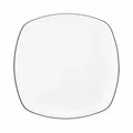 Seltmann Weiden Lido Frühstücksteller Eckig Teller Kuchenteller Black Line 20 cm