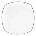 Seltmann Weiden Lido Black Line Frühstücksteller eckig 20 cm