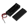 2 x AAA Batterie Halter Gehäuse Kasten Schalter Kabel 3V Ausgang Schwarz