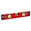 Stier Premium Wasserwaage mit Magnet und drei Libellen 400 mm ±0,5 mm/m (40 cm) (62980742)