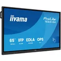 iiyama ProLite TE6513A-B1AG , 164cm (64,6"), PureTouch-IR, 4K, USB-C, RS232, USB, schwarz Touchmonitor, Bildschirmdiagonale: 164 cm (64,6"), PureTouch-IR, Auflösung: 3840x2160 Pixel, VESA Mount (600x400 mm), Reaktionszeit: 8msms, Helligkeit 450cd, Blickwinkel 178°/178°°(H/V), Kontrast: 1200:1, Antiglare, Anschluß: USB-C, RS232, Audio, Display-Port, HDMI, Intel Quad Core, 1,4 GHz, RAM: 8MB, Flash: 128 MB, USB, HDMI, Netzkabel (EU, UK), QSG, Farbe: schwarz (TE6513A-B1AG)