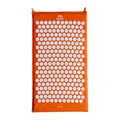 ShaktiMat [Das Original seit 2007] Akupressurmatte zur Entspannung für Rücken, Nacken, Füße, Ethische Handarbeit, GOTS-zertifizierte Bio-Baumwolle, Orange