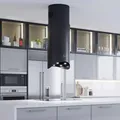 Gurari Dunstabzugshaube Insel 40 cm Diamond BL Schwarz Stilvoll