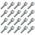 20x Radschrauben M12x1,5 Kugel Länge 40mm Radbolzen Carbonado SW17 Verzinkung