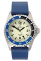 UMR Ruhla Kampfschwimmer Taucheruhr 13-02 Kautschukband Blau 44 mm