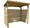 weka Kaminholzregal Brennholzlager 663 B Gr.1, BxTxH:229x131x204 cm, extrastabile 19 mm Glattkantbretter