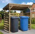 Unterstellplatz Kaminholzregal Weka Brennholzlager 663B Gr.1 229x131cm