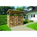 Weka Brennholzlager Kiefernholz naturfarben 216 x 114 cm