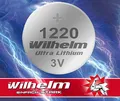 200 x CR1220 CR 1220 WILHELM Lithium Knopfzelle 3V 40mAh ø12x2,0mm Batterie DL1220
