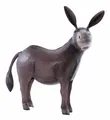 dekorative und ausgefallene Esel-Figur Metall-Figur Metall bemalt Handarbeit