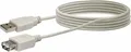 Schwaiger CK1502 531, 2 m, USB A, USB A, USB 2.0, Männlich/Weiblich, Grau