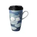 Kaffee to go Becher, SEEROSEN AM ABEND Claude Monet 500ml Goebel Porzellan